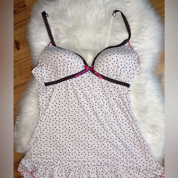 Native Intimates Babydoll Nightgown Teddie Nightie Built in Bra 42C - Picture 5 of 8
